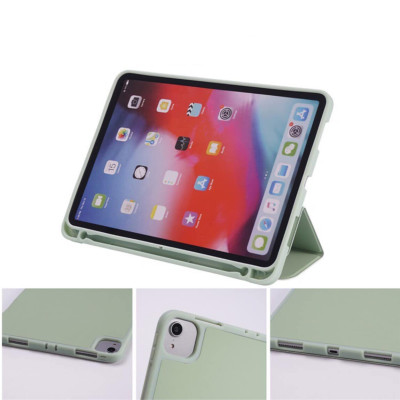 BAO DA SMART COVER SILICON, ỐP LƯNG SILICON CHO IPAD CÓ KHE CÀI BÚT APPLE PENCIL CHO IPAD 10.2 INCH, 10.5 INCH, IPAD PRO 11 INCH