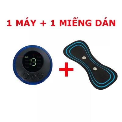 Miếng Massage Xung Điện Cổ Vai Gáy, Bắp Tay, Lưng Bằng Sung Điện đỡ đau Nhức Hiệu Qủa -Máy mat sa thân hình 10 Chế Độ