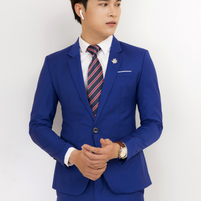 Áo Vest Nam Titishop AVN297 Xanh 1 Nút 