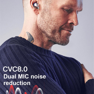 CINCATDY Tai Nghe Bluetooth True Wireless Headset Dock Sạc có Led Báo Pin Kép SE-16s - Hàng Nhập Khẩu