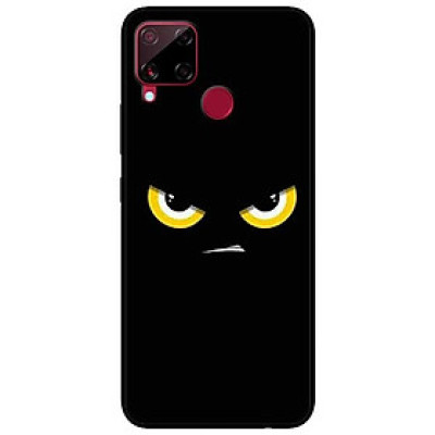 Ốp lưng dành cho Realme C15 mẫu Cặp Mắt Giận Dữ