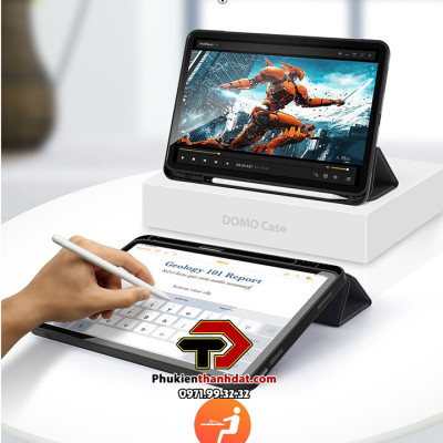 Bao da chống sốc cho iPad Pro 11 2020 chính hãng Dux Ducis Domo có ngăn để bút - Hàng chính hãng