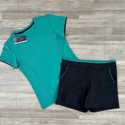 Quần Short Áo Thun Thể Thao Nữ Chơi Tennis Cầu Lông Chạy Bộ