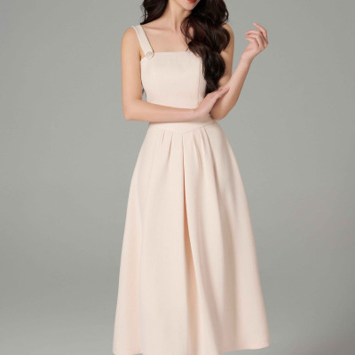 Set áo blazer & chân váy xòe Euphoria thiết kế cao cấp WHITE CHIC