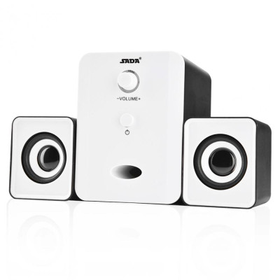 Loa kết hợp có dây SADA D-201 USB siêu trầm Hộp âm thanh cho máy tính để bàn