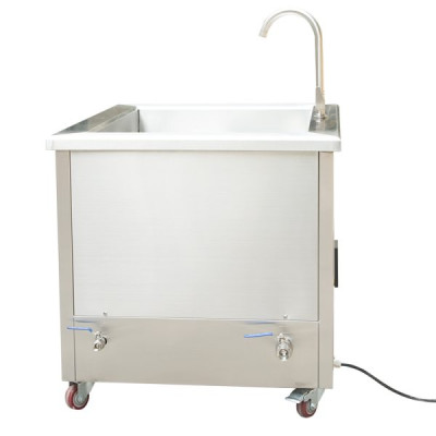 Máy rửa bát sóng siêu âm cho nhà hàng, bếp ăn tập thể Rama RB1200 dung tích 180L - Hàng chính hãng