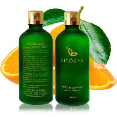 Tinh dầu cam extra xông hương thư giãn Biyokea 100ml