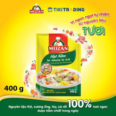 Hạt nêm Meizan Thịt, Xương Ống, Tủy, Cà Rốt - Vị heo