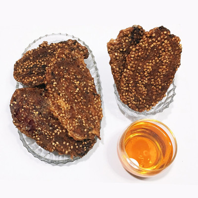 Đặc Sản Kon Tum - Chuối hột nhà ép miếng Khô 1Kg Hút Chân không- OCOP 3 Sao