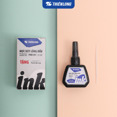 Bộ  6 Mực bút lông dầu Thiên Long PMI-01