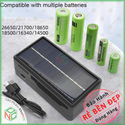 (Sạc Khẩn) Bộ Sạc Pin Đa Năng KhoNCC Hàng Chính Hãng Dùng Năng Lượng Mặt Trời - Công Nghệ Xanh Tiện Ích Cho Mọi Chuyến Đi Sạc Khẩn - KPD-SPNLMT