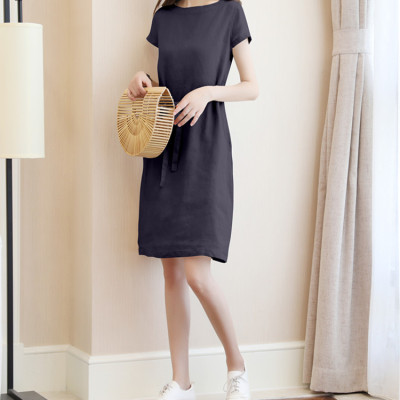 Đầm hè nữ,váy linen suông đi biển [ chất linen thoáng mát +đi làm + đi dạo cực dễ chịu ] Thời Trang Haint Boutique