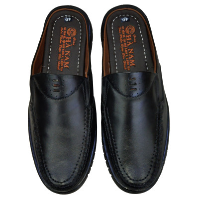 Dép Bít Mũi Nam HÀ NAM Da Bò Thật Cao Cấp GSB2066