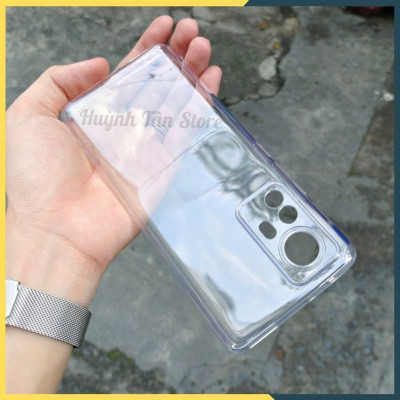 Ốp lưng trong suốt silicon GOR dành cho mi 12 pro bảo vệ camera dẻo siêu mỏng - Hàng nhập khẩu