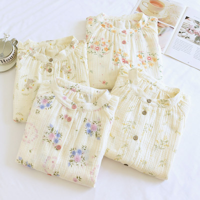 Bộ Đồ Bầu Và Sau Sinh Dài Tay Chất Liệu Xô Muslin Cao Cấp M4 Nhiều Họa Tiết