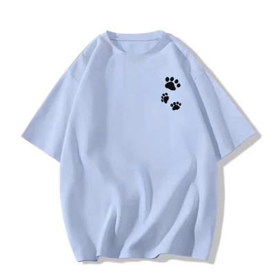 Áo Thun Nữ 100% Cotton In Logo Dấu Chân