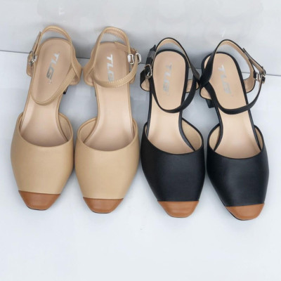 sandal gót 3p phối mầu 21341