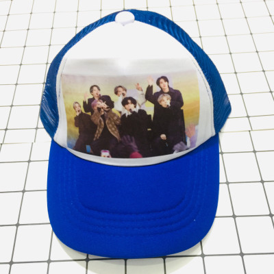 Mũ lưới BTS ảnh khác nhau( màu gửi ngẫu nhiên )