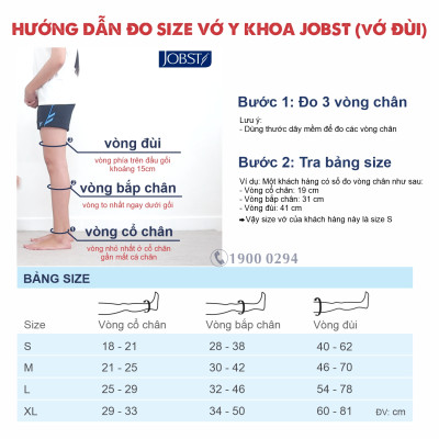 Vớ y khoa đùi JOBST UltraSheer - Siêu Mỏng hỗ trợ điều trị giãn tĩnh mạch chân