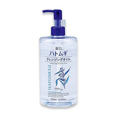 Dầu Tẩy Trang Dưỡng Ẩm Và Làm Sáng Da Hatomugi Ý Dĩ (500ml)