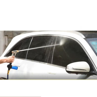  Bộ dây vòi xịt nước rửa xe, tưới cây . tăng áp 3 lần, loại 20m 206701-2 đầu đồng, cút, + tặng đai