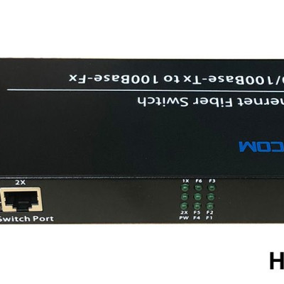 Switch quang 4 port Fiber | 2 port Lan Gnetcom HL-FT-4F2E 10/100MB - Hàng Chính Hãng