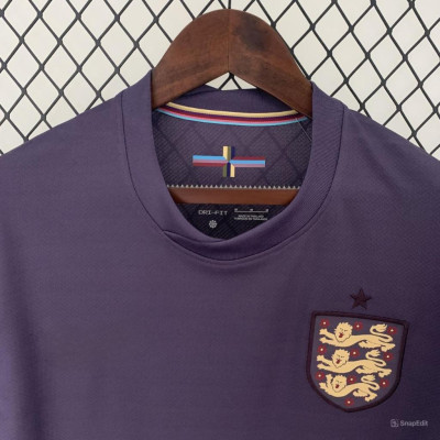 Áo Bóng Đá Tuyển Anh 2024 - Sân Khách bản cao cấp vải Cotton Polyester