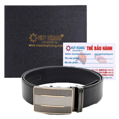 HP4142-43-44-45 - Thắt lưng nam Huy Hoàng da bò bản lớn 1,4m màu đen, nâu