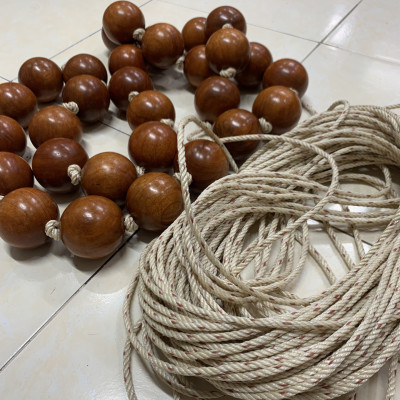 Vòng Lắc Eo Hạt Gỗ Hương Cao Cấp ( video , hình thật )