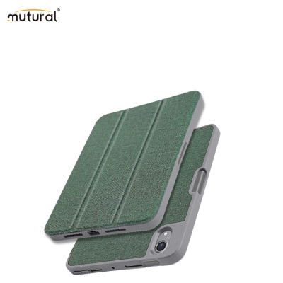 Case bao da chống sốc canvas cho iPad Air 6 13inch M2 2024 hiệu Mutural Yashi Series trang bị ngăn đựng bút, thiết kế tản nhiệt, hỗ trợ smartsleep - hàng nhập khẩu