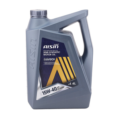 Dầu Nhớt Bán Tổng Hợp AISIN Econtech+ CF4/SG 15W40 4 Lít ECSF1544PB - Nhập Khẩu Chính Hãng