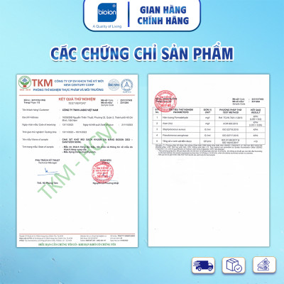 Chai xịt đa năng khử mùi sạch khuẩn Bioion Deo Sanitizer 500ml - Dành cho gia đình và văn phòng