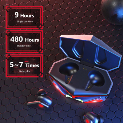 CINCATDY Tai Nghe Bluetooth V5.0 Earbuds Gaming Headphone True Wireless Headset K-98 - Hàng Chính Hãng