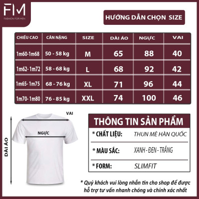 Áo thun nam cổ tròn tay ngắn, chất thun mè mềm mại, co giãn thoải mái – FORMEN SHOP – FMARD002