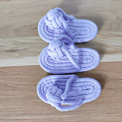 Đồ Chơi Dép Bện Dây Thừng Đan, Đồ Chơi Nhai Gặm Sạch Răng Cho Chó 