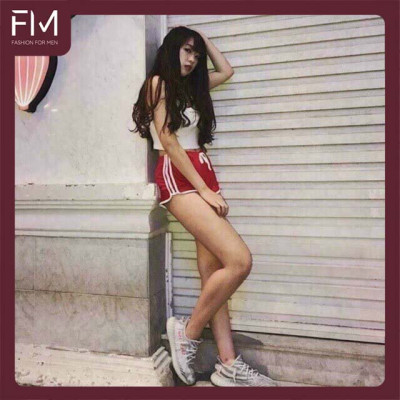 Quần Short Thun Nữ 3 Sọc Viền Phong Cách Unisex - FORMENSHOP - FMHN007