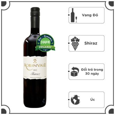 Rượu vang đỏ Robinvale Shiraz 2012 750ml 13.4% Alc