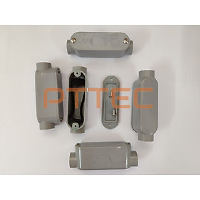 Thân ống PVC loại "C" dùng để luồn dây điện, có nắp (model: C-P050)