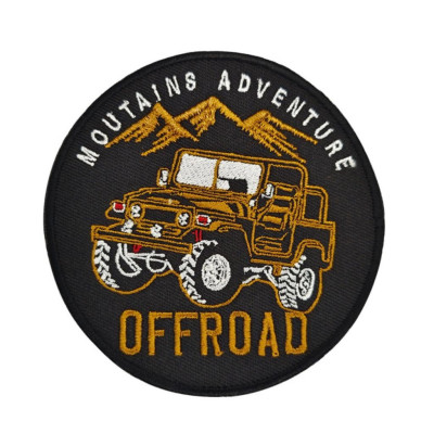 Patch xe địa hình Jeep_Off road_dã ngoại_phượt_dán quần áo _ba lô