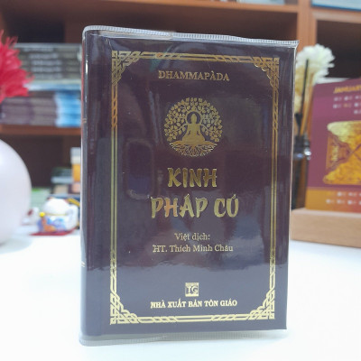 Kinh pháp cú - khổ 8x11cm- tặng kèm bọc sách