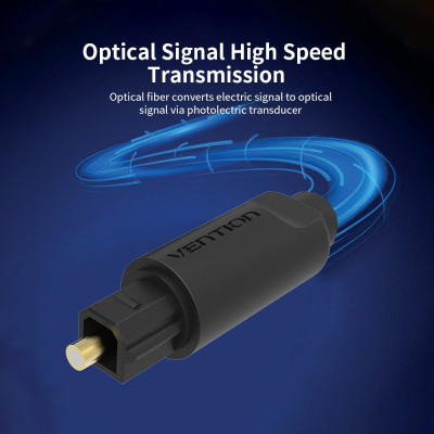 VENTION Digital Optical Fiber Audio Cable HiFi DTS Stereo Cable for DVD/Player/Home Theater Audio Extension Cable