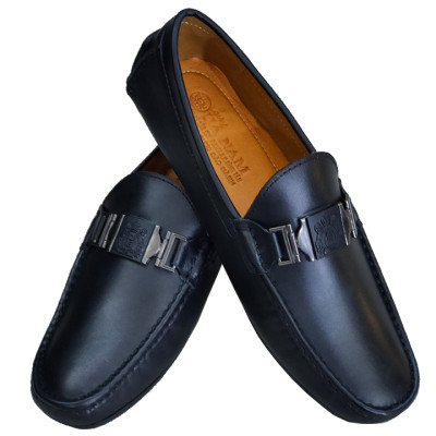 Giày Mọi Nam Đế Âm Da Bò Thật TiTi ĐÔ Cao Cấp GDA228d