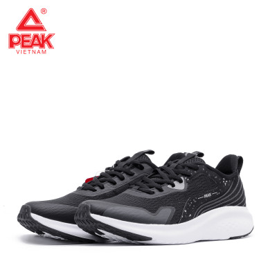 Giày Chạy Bộ Nữ PEAK EW12288H Đen Trắng