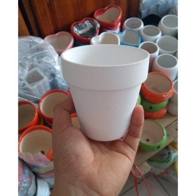 Chậu đất nung nâu chậu đất nung trắng