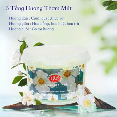 Viên Giặt Quần Áo Kagami - Đánh Bay Mọi Vết Bẩn, Lưu Hương Dài Lâu, Siêu Sạch - HÀNG CHÍNH HÃNG MINIIN