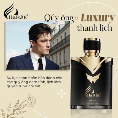 Nước Hoa Nam Charme Luxury Phiên Bản 2024 - 100ml Sang Trọng, Trẻ Trung, Nồng Nàn_Nước Hoa Chính Hãng