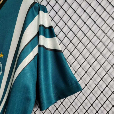 Áo Bóng Đá Retro Tuyển Đức 1996 - Sân Khách bản cao cấp vải Cotton Polyester