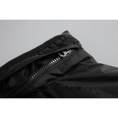 Áo khoác dù nam cổ trụ 2 lớp lót nỉ cao cấp AKD98 Màu Xanh Rêu