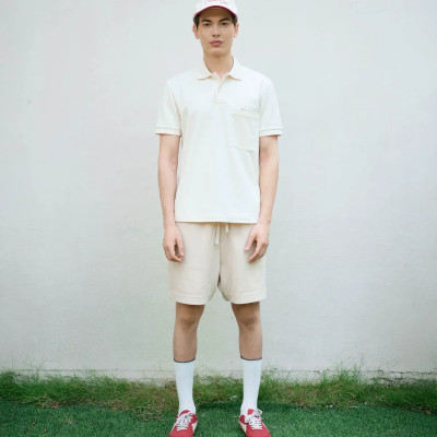 Quần short nam cotton poly túi sườn - RT 10S25PKS005 | ROUTINE CÀ MAU