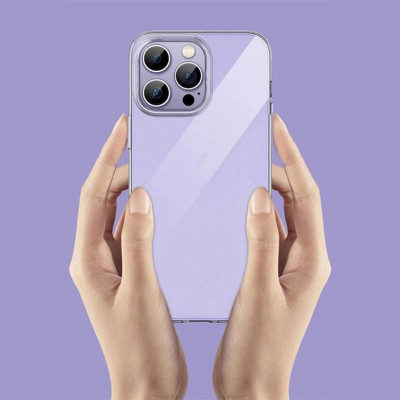 Ốp lưng siêu mỏng 0.3mm chống ố cho iPhone 15 Pro Max / 15 Pro / 15 Plus / 15 hiệu Memumi Crystal thiết kế ôm sát máy, chống sốc , chống trầy xước - Hàng nhập khẩu 